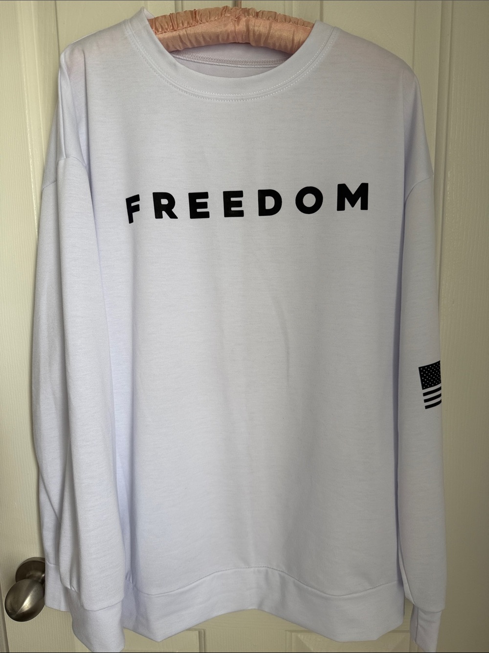 Freedom Graphic Long-Sleeve Shirt - White